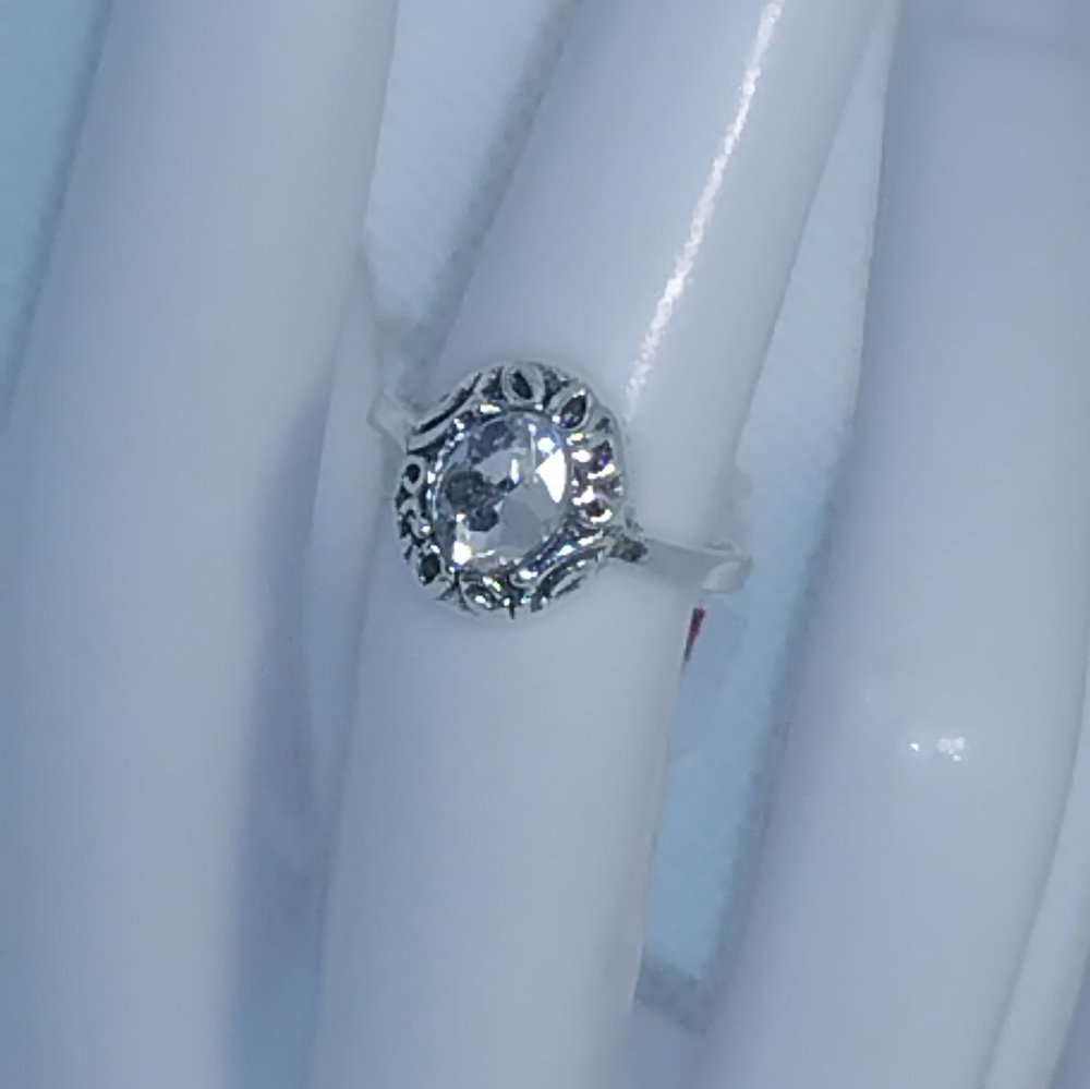 Bohemian Style Ring - White Oval
